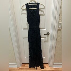 ALI & JAY Black Lace Maxi Dress